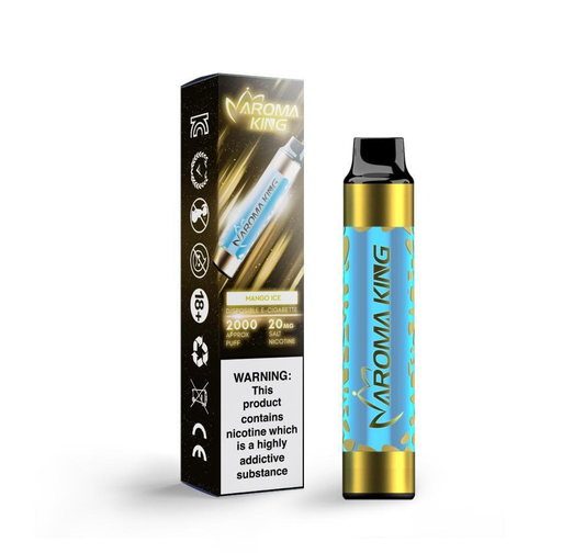 Mango Ice Aroma King Disposable Pod Device Kit 2000 Puffs