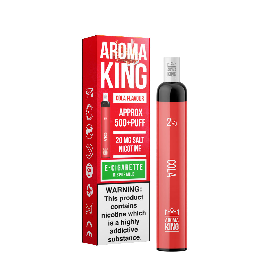 Aroma King Regular Cola Flavour 500 puffs Vaping Disposable Pods