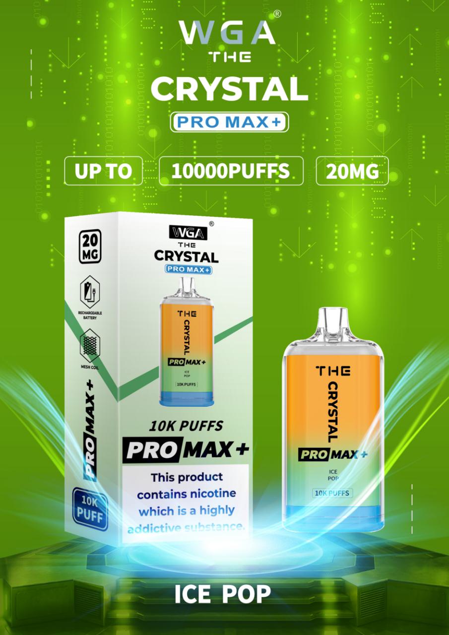 The Crystal Pro Max + 10000 Disposable Vape Puff Bar Box of 10 - #Simbavapeswholesale#