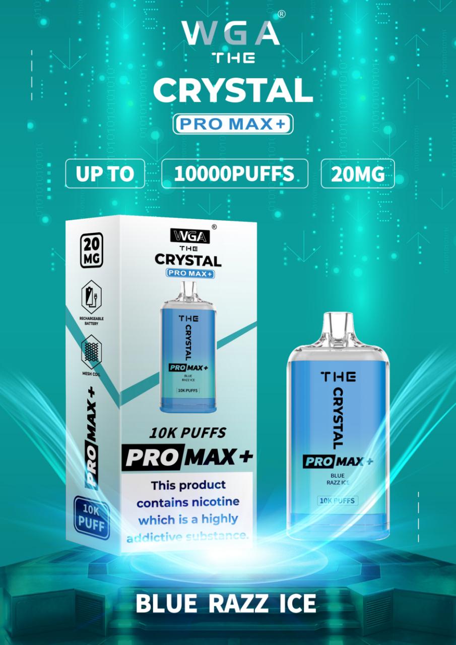 The Crystal Pro Max + 10000 Disposable Vape Puff Bar Box of 10 - #Simbavapeswholesale#