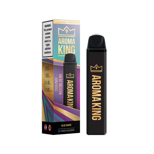 Aroma King Gold Edition Aloe Grape Disposable Pod Device Kit 2500 Puffs