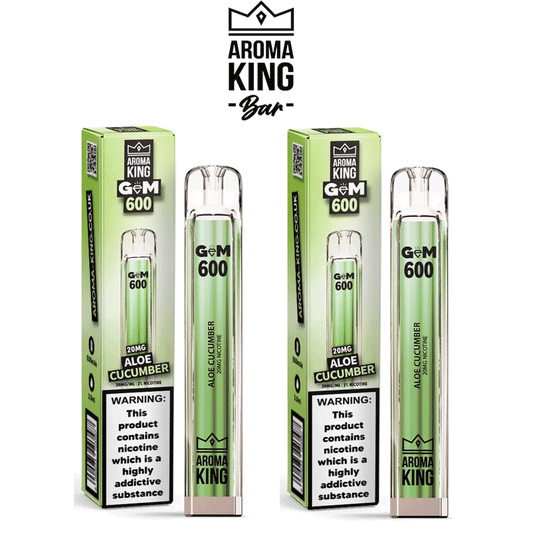 Aroma King Aloe Cucumber 10 x Disposable Vape Device Multipack