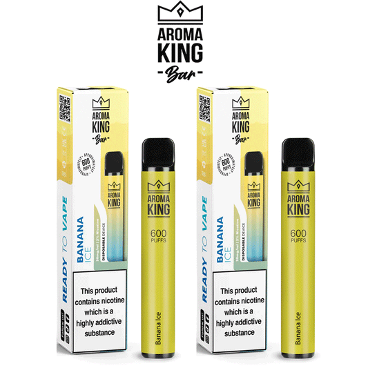 Aroma King Banana Ice 10 x Disposable Vape Multipack