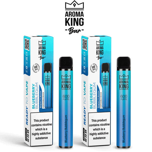 Aroma King Blueberry Bubblegum 10 x Disposable Vape Multipack