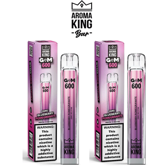 Aroma King Gem Blueberry Pomegranate 10 x Disposable Vape Device Multipack