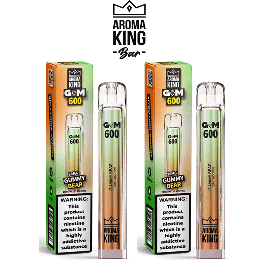 Aroma King Gem Gummy Bear 10 x Disposable Vape Device Multipack