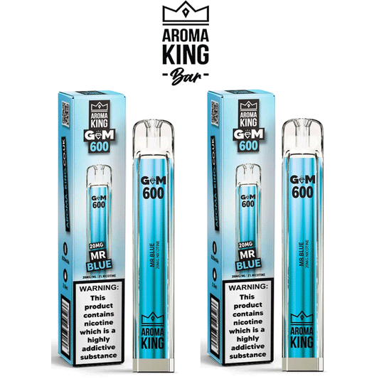 Aroma King Gem Mr Blue 10 x Disposable Vape Device Multipack