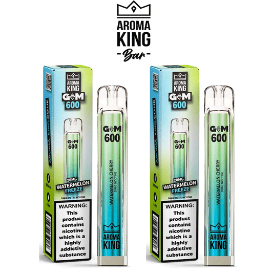 Aroma King Gem Watermelon Freeze 10 x Disposable Vape Device Multipack