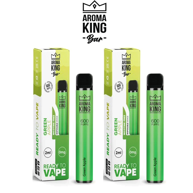 Aroma King Green Apple 10 x Disposable Vape Multipack – KING AROMA