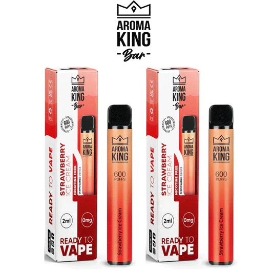 Aroma King Strawberry Ice Cream 10 x Disposable Vape Multipack