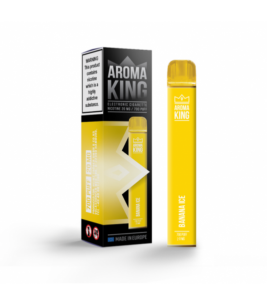 Banana Ice Aroma King QBar 700 Disposable Vape Kit