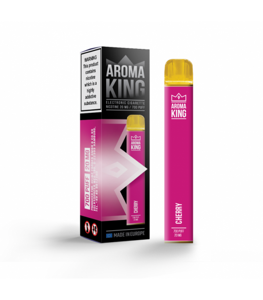 Cherry Aroma King QBar 700 Disposable Vape Kit