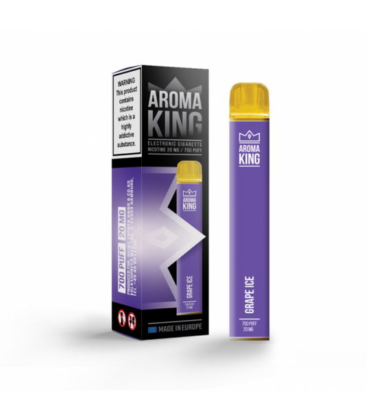 Grape Ice Aroma King QBar 700 Disposable Vape Kit