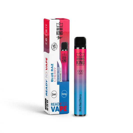 BlueRaz Cherry Aroma King Disposable Vape Pod Kit 600 Puffs