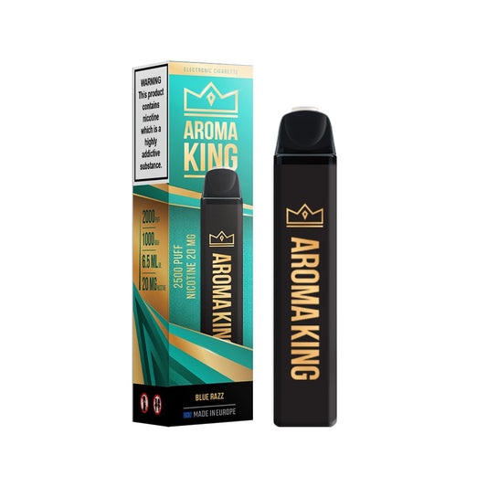 Aroma King Gold Edition Blue Raaz Disposable Pod Device Kit 2500 Puffs