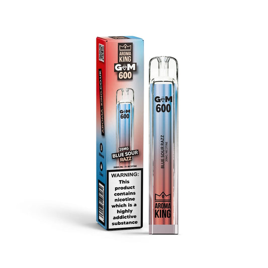 Blue Sour Razz Aroma King Gem 600 Disposable Pod Kit