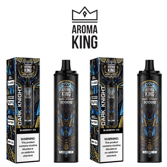 Blueberry Ice Aroma King Dark Knight 10K Disposable 10 x Vape Device Multipack