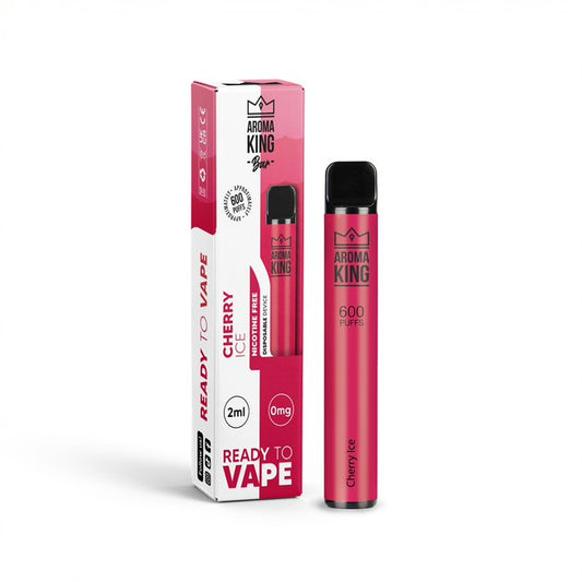 Cherry Ice Aroma King Disposable Vape Pod Kit 600 Puffs