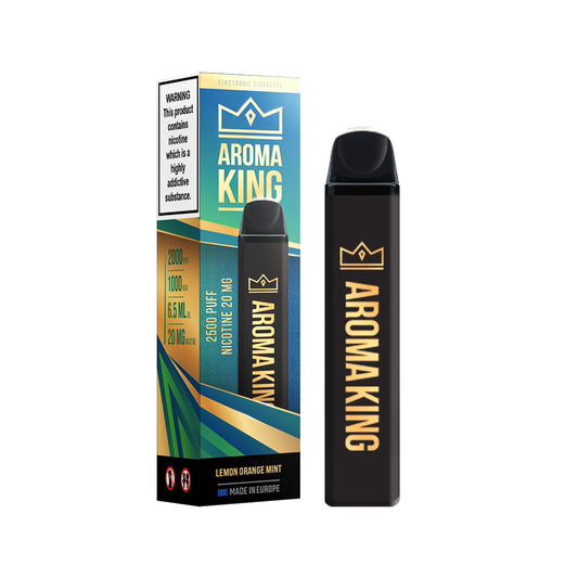 Aroma King Gold Edition Lemon Orange Mint Disposable Pod Device Kit 2500 Puffs