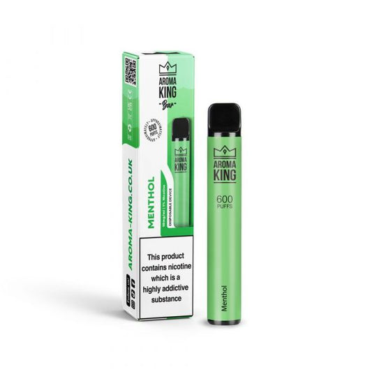 Menthol Aroma King Disposable Vape Pod Kit 600 Puffs