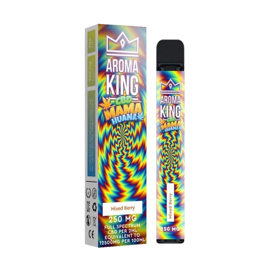 Mixed Berry Aroma King CBD Mama Huana Vape Bar 700 Puffs