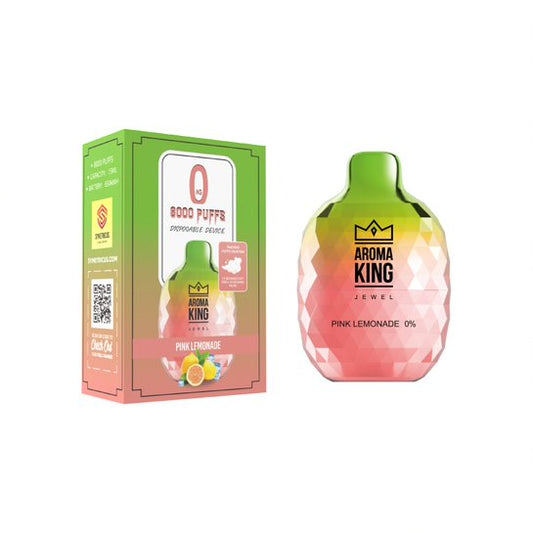 Pink Lemonade Aroma King Jewel 8000 Disposable Vape Device