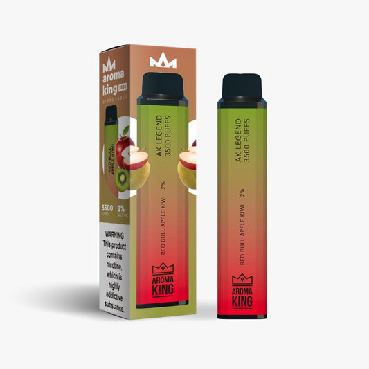 Red Bull Apple Kiwi Aroma King Disposable Pod Device Kit 3500 Puffs