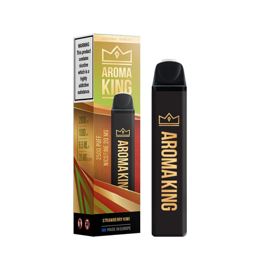 Aroma King Gold Edition Strawberry Kiwi Cream Disposable Pod Device Kit 2500 Puffs