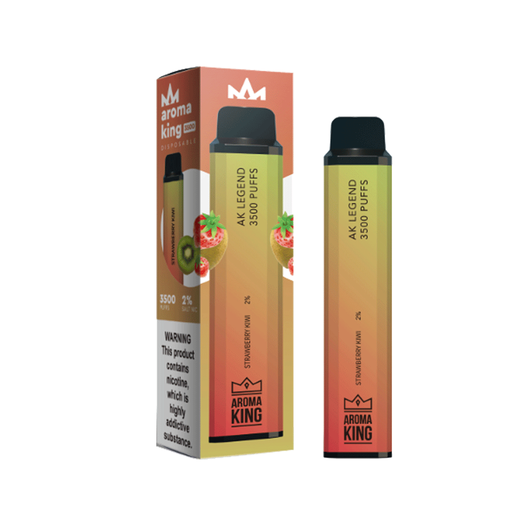 Strawberry Kiwi Aroma King Legend 3500 Disposable Vape Kit – KING AROMA