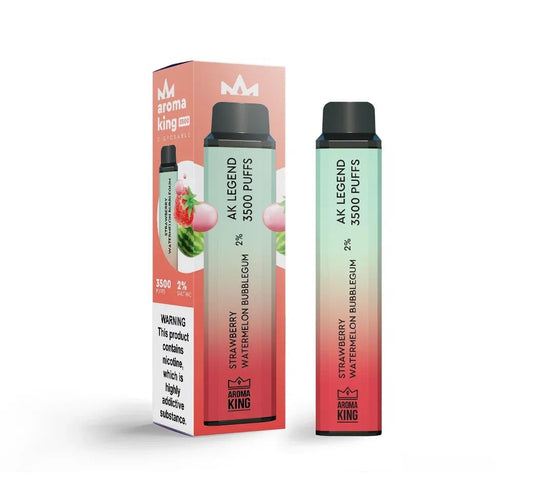 Strawberry Watermelon Bubblegum Aroma King Disposable Pod Device Kit 3500 Puffs