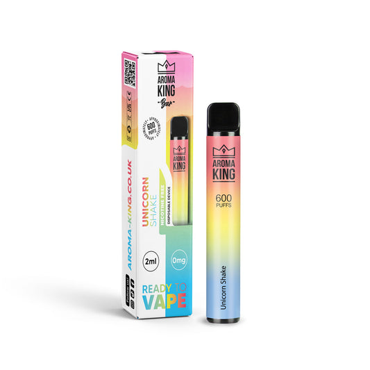 Unicorn Shake Aroma King Disposable Vape Pod Kit 600 Puffs