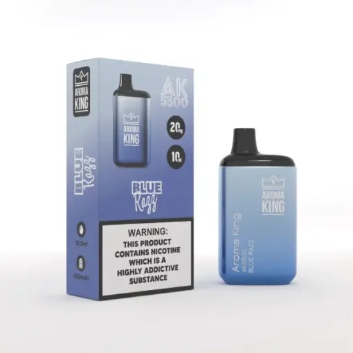 Blue Razz Aroma King AK5500 Metallic Disposable Vape Pod