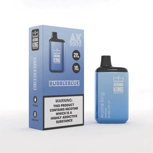 Bubble Blue Aroma King AK5500 Metallic Disposable Vape Pod