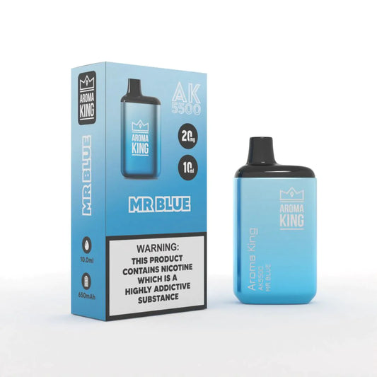 Mr Blue Aroma King AK5500 Metallic Disposable Vape Pod