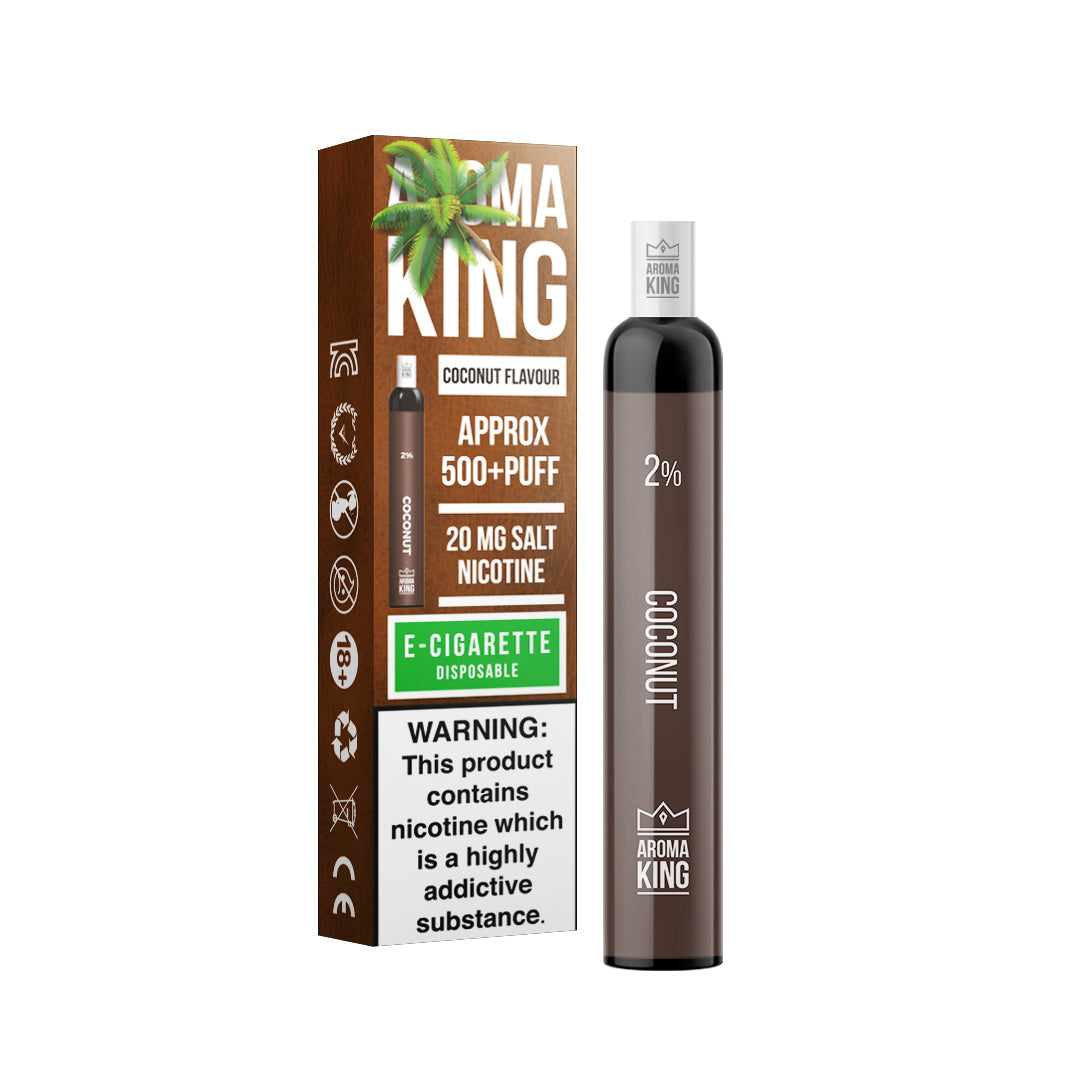 Aroma King Regular Coconut Flavour 500 puffs Vaping Disposable