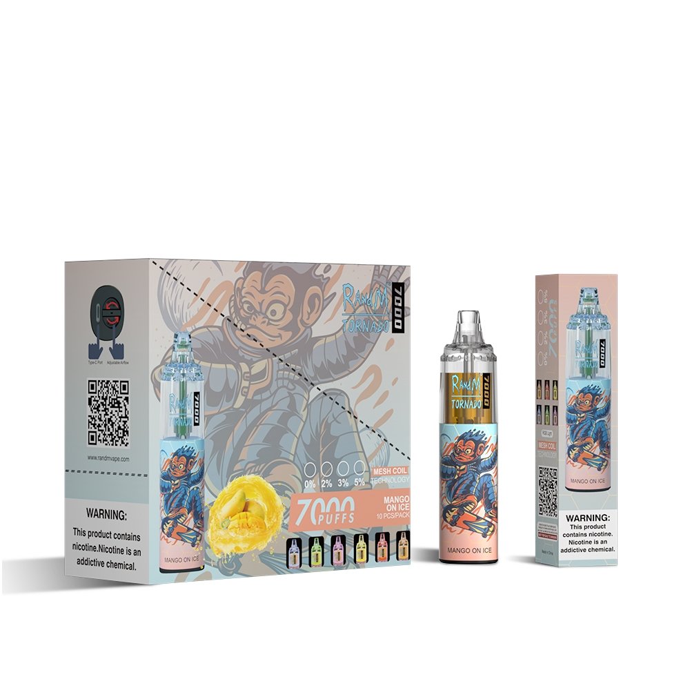 RAndM Tornado 7000 Puffs Disposable Vape (Pack of 10) - #Simbavapeswholesale#