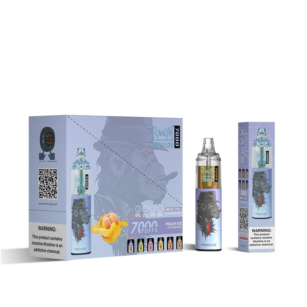 RAndM Tornado 7000 Puffs Disposable Vape (Pack of 10) - #Simbavapeswholesale#