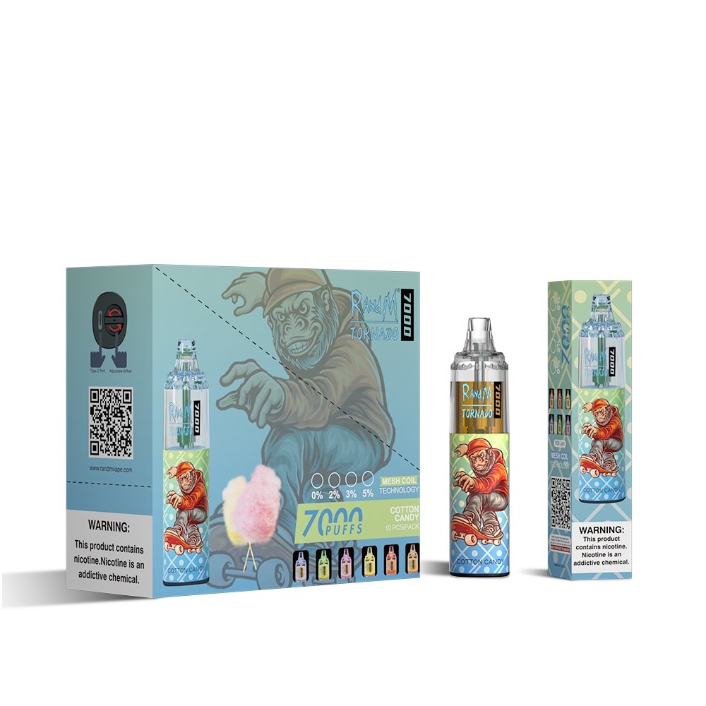 RAndM Tornado 7000 Puffs Disposable Vape (Pack of 10) - #Simbavapeswholesale#