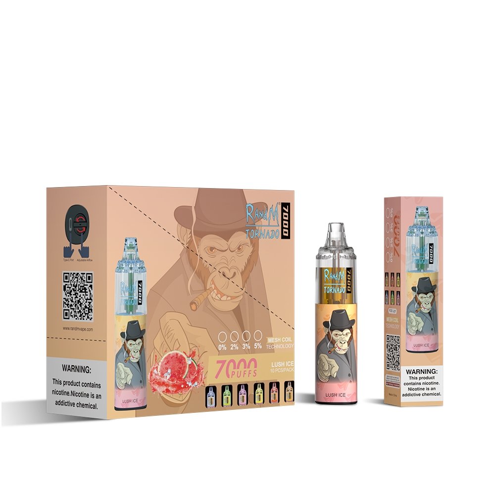 RAndM Tornado 7000 Puffs Disposable Vape (Pack of 10) - #Simbavapeswholesale#