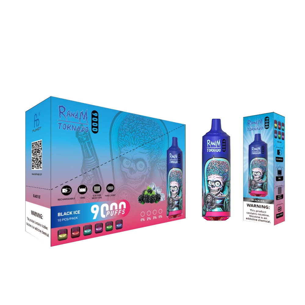 RAndM Tornado 9000 Puffs Disposable Vape (Pack of 10) - #Simbavapeswholesale#