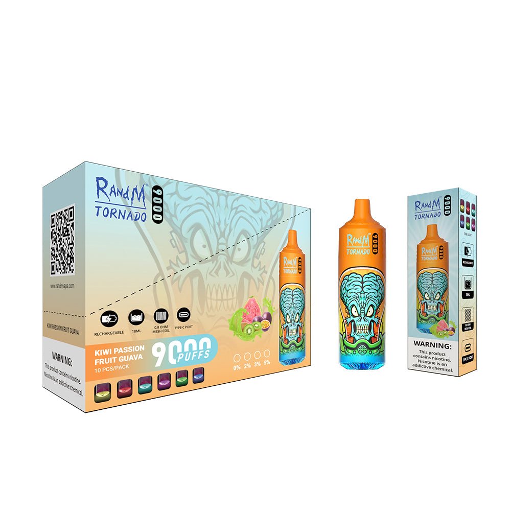 RAndM Tornado 9000 Puffs Disposable Vape (Pack of 10) - #Simbavapeswholesale#