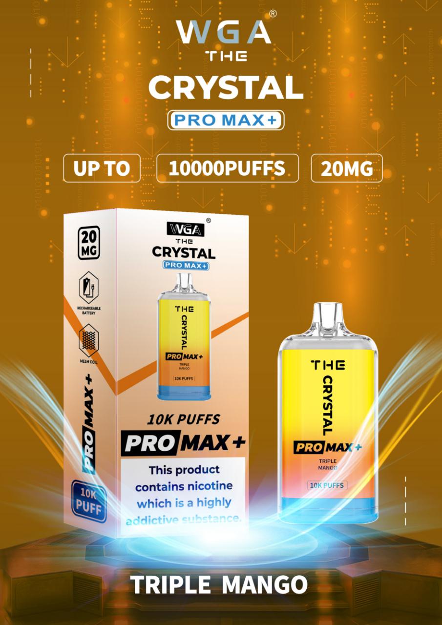 The Crystal Pro Max + 10000 Disposable Vape Puff Bar Box of 10 - #Simbavapeswholesale#