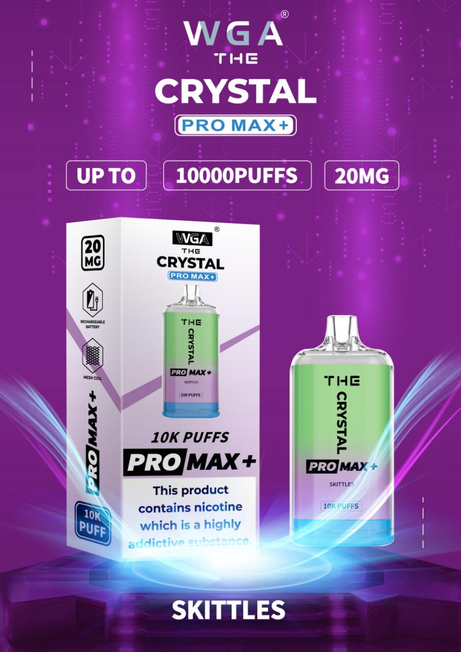 The Crystal Pro Max + 10000 Disposable Vape Puff Bar Box of 10 - #Simbavapeswholesale#