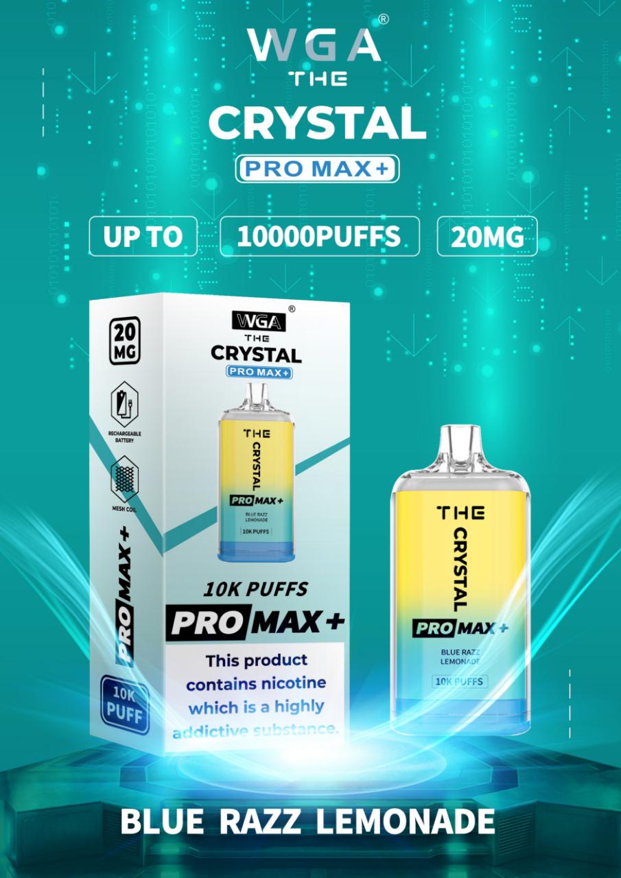 The Crystal Pro Max + 10000 Disposable Vape Puff Bar Box of 10 - #Simbavapeswholesale#